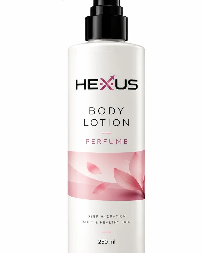 HEXUS body lotion label system